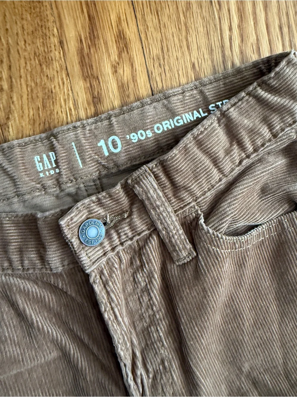 GAP kids 90’s Original Straight corduroy pants 10
